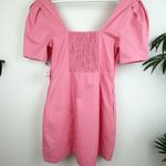 Lost + Wander Pink Garnet Lightweight Denim Mini Dress One Size Photo 4