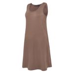Tank Mini Dress Brown Size L Photo 5
