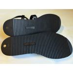 Worthington  Black Braided Strap Open Toe‎ Sandle Buckle 1.5" Heel Summer Style Photo 6