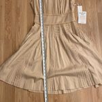 2 B. Rych NWT  tan pleated dress size 0 Photo 11