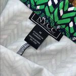 Vintage Green Geometric Patterned Modest Stretchy Skirt Size M Photo 5