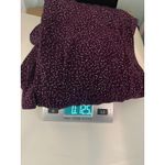 VTG Rabbit Designs Burgundy Sparkle Button Front Cardigan Tunic Petite Size 8 Purple Photo 10