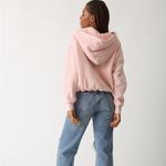 Electric & Rose Granada Quilted Bomber Jacket Blush Small NWT Pink Photo 2