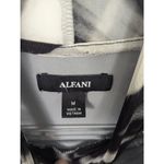 Alfani Sheer Zebra Print Metallic Midi Dress Mock Neck Long Sleeve Size M Photo 4