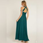 Azazie Formal Evening Gown Dress Green Size A6 NWT Bridesmaid Prom Wedding Photo 3