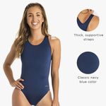 Dolfin Winner's Women's Swimwear Athletic One Piece Swimsuit for Training, Sports, Fitness (Fully Lined) Photo 2
