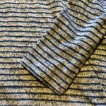 Soft Surroundings NWOT  Gray/Blue Striped Top Small Photo 5