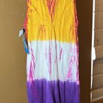 Great Gear Clothing Company Vintage 80's Rainbow Tie Dyed Romper Size Small NEW! Purple Photo 8