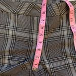 EXPRESS Black and White Menswear Style Plaid Cropped Ankle Pants, size 4 Photo 4