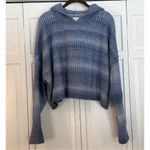 Aerie Offline by ribbed ombre cropped blue sweater size xl Photo 2