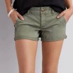American Eagle olive green midi size 0 shorts Green Photo 0