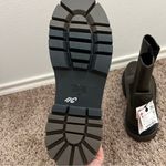 ZARA  Chelsea brown leather ankle boots lug sole NWT Photo 8