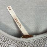 Free People Gray Bodycon Mini Dress with Short Sleeves and Crew Neck Photo 3