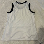 Nike NWT Womens White/Navy Sleeveless Basketball Shirt Size Medium Photo 1
