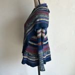 Anthropologie Rosie Neira Knit Striped Metallic Cocoon Cardigan Size Small Photo 7