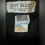 Judy Blue High Waist Raw Hem Flare Jeans Size 25 Black Photo 7