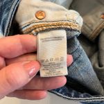 Free People We The Free Denim A-Line Mini Skirt in Dark Denim Size 26 Photo 5