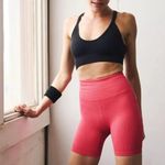 NWOT Free People Movement Good Karma Happiness Runs Ribbed Bike Shorts In Red Size undefined Photo 2