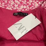 ZARA NEW  Pink and White Floral Pink Sweetheart Corset Bodysuit Women’s Size S Photo 7