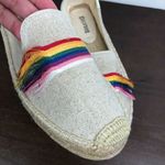 Soludos NEW  Sand Rainbow Pride Smoking Slipper Espadrille Flat Women's Size 8.5 Photo 3