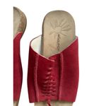 Woolrich Red Suede Slide Flats Sandals Size 9 Photo 1