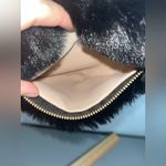 Fuzzy Black Heart Shaped Faux Fur Crossbody Chain Bag Fashion Purse NWOT 9” Wide Photo 11