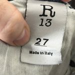 R13 Relaxed Skinny Jeans Women’s Size 27 Faded Blue Stretch Denim Italy Made Photo 8