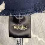 Rafaella Women’s Pants, Size 6 Ankle Skinny Cropped Blue, tan & white Photo 3