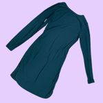Hot Kiss vintage y2k long sleeve teal body con dress 🦋 Photo 2