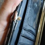 Purple multi animal print metallic wallet Photo 12