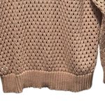 Aerie NWOT Open Knit Polo Sweater in Beach Dune Size Smalll Photo 9