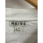 Reiss  White Textured Crewneck Pullover Sweatshirt Womens Size Medium Photo 1