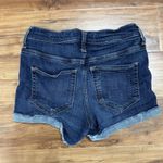 Hollister Women's 3 Waist 26 Mid-Rise Short 3" Stretch Blue Denim Distressed Photo 5
