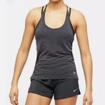 Nike Women's Running Tank Vest Top Miler Breathe Grey Medium Photo 1