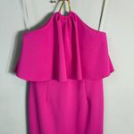 Trina Turk Soozy Halter Ruffle Pencil Dress Women's 10 Hot Pink Formal Party NWT Photo 7