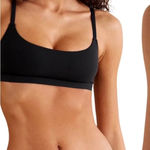 SKIMS  FITS EVERYBODY SCOOP BRALETTE size M Onyx NWOT Photo 0