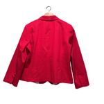 Talbots  Red Cotton Blend Blazer Size 12 Photo 1