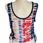 No Bo No Boundaries Junior's Tie Dye Ruched Tank Top  Photo 1