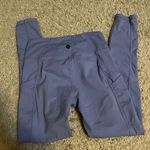 prAna Athletic Electa II Side Pocket 7/8 Yoga Pants Periwinkle  Women’s Sz s Photo 2