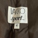 Vintage Vakko Sport Chocolate Brown Leather Pants Photo 5