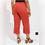 Torrid Crop Wide Leg Stretch Twill High Rise Patch Pocket Pant size 12 Photo 2