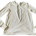 Spanx Butter Wrap Back Long-Sleeve White Tee Women’s Size Small A3 Photo 14