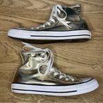 Converse  Women’s Chuck Taylor All Star Hi Top Gold Canvas Sneakers Size 8.5 Photo 6
