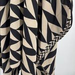 Monaco oversized Chevron Jumpsuit asymmetrical M coverup lightweight S neutral Black Photo 8
