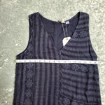 Roxy  Black Sleeveless Embroidered Romper Photo 3