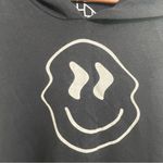 Chaser  Womens Shirt Sleeveless Sweatshirt Black Smiley Daze Hooded Size Small Photo 5
