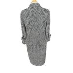 Diane Von Furstenberg  DVF 100% Silk Prita Shirt Dress Flower Button Down Size 10 Photo 8