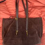 Haute Hippie  Style Chelsea Suede Leather Tote in Dark Brown Photo 2