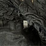 Ungaro Women’s Size M Black Kehlani Floral Eyelet Snap Front Blazer Jacket Size M Photo 9