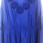 Elle  Womens Top 2X 3D Flowers Elastic Waist Party Cocktail Event Feminine Dressy Photo 4